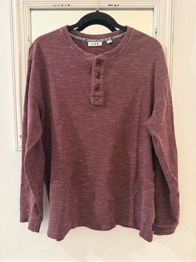 ROWM Men's Long-Sleeve Henley Shirt